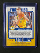 2020-21 Panini Donruss Domantis Sabonis Franchise Features