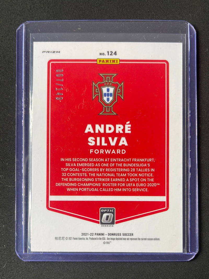 2021-22 Panini Donruss Road To Qatar Andre Silva Optic Red 67/149