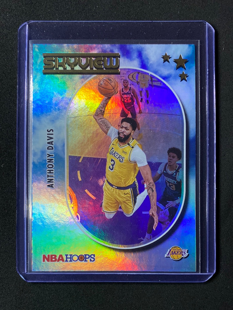 2021-22 Panini NBA Hoops Anthony Davis Skyview Holo