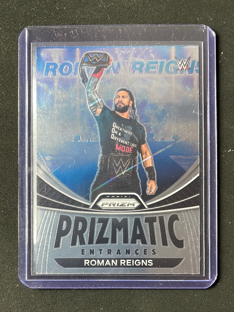 2023 Prizm WWE Roman Reigns Prizmatic Entrances