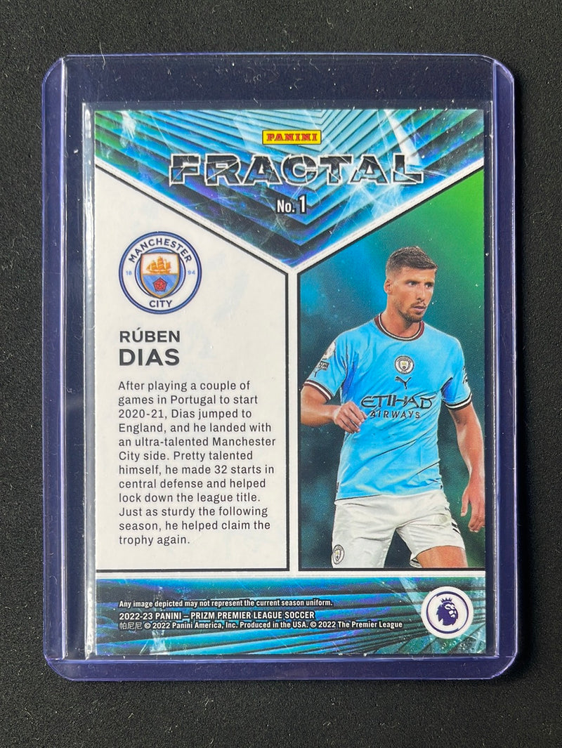 2022-23 Prizm Premier League Ruben Dias Fractal