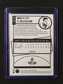 2021-22 Panini NBA Hoops CJ McCollum Purple