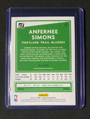 2020-21 Panini Donruss Anfernee Simons Green Laser