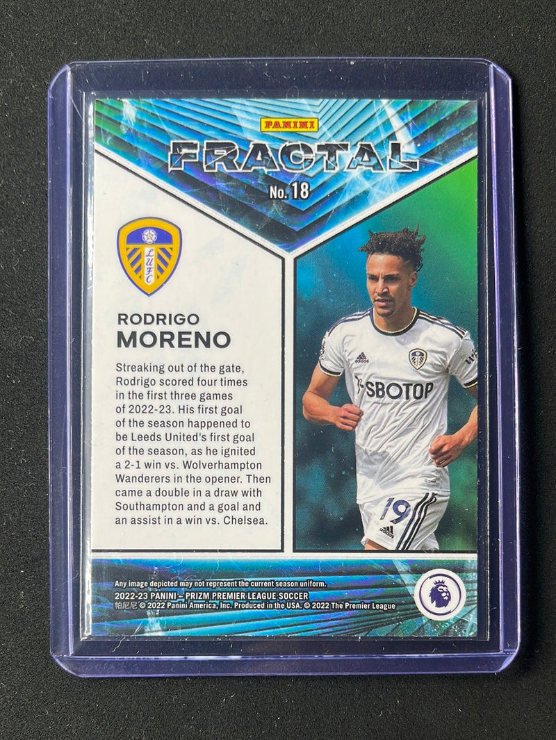 2022-23 Prizm Premier League Rodrigo Moreno Fractal