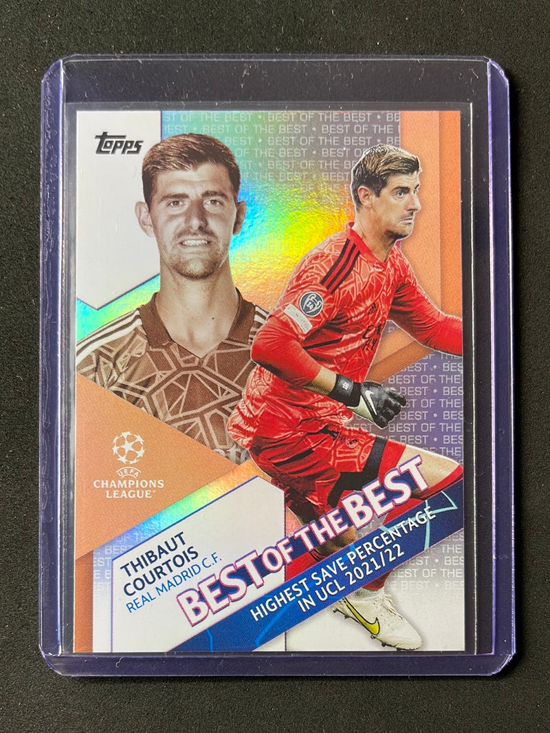 2022-23 Topps UEFA Club Competitions Thibaut Courtois Best Of The Best