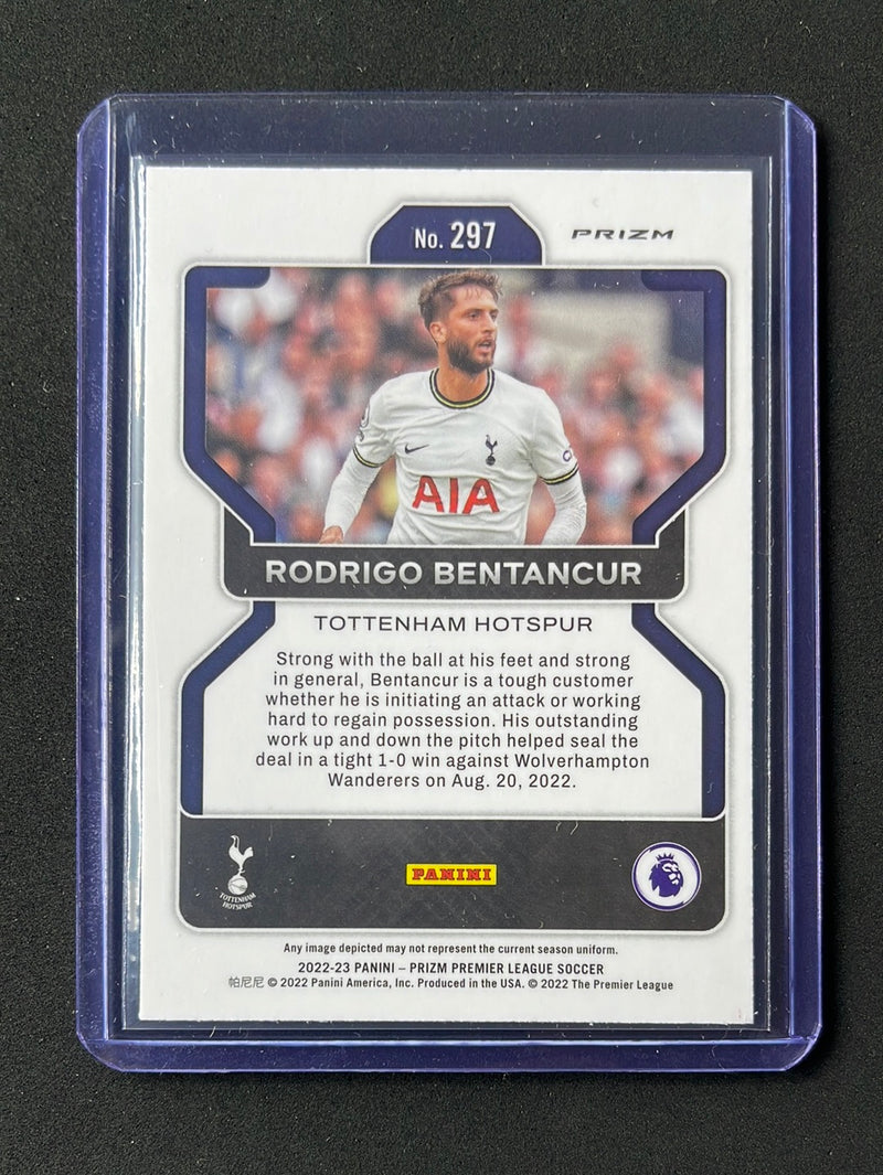 2022-23 Prizm Premier League Rodrigo Bentacur Silver Prizm