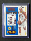 2020-21 Panini Contenders Myles Turner Game Ticket Red