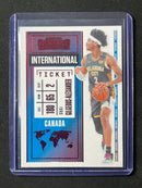 2020-21 Panini Contenders Shai Gilgeous-Alexander International Ticket Red