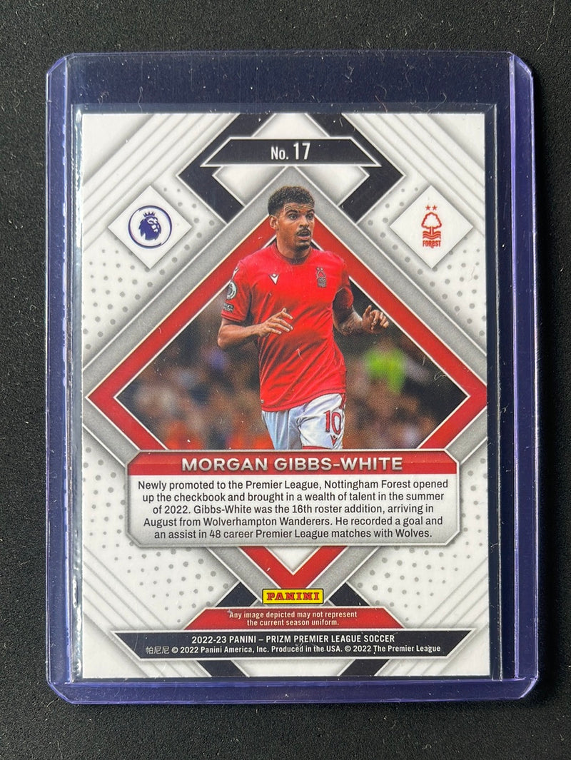 2022-23 Prizm Premier League Morgan Gibbs-White Emergent