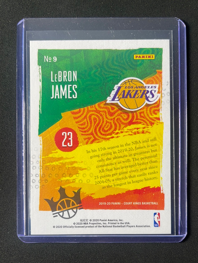 2019-20 Panini Court Kings Lebron James Modern Strokes