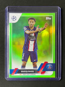2022-23 Topps UEFA Club Competitions Marquinhos Neon Green Foil 52/199