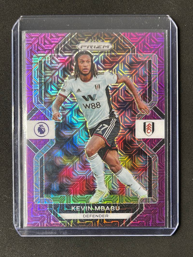 2022-23 Prizm Premier League Kevin Mbabu Purple Mojo Prizm 9/20