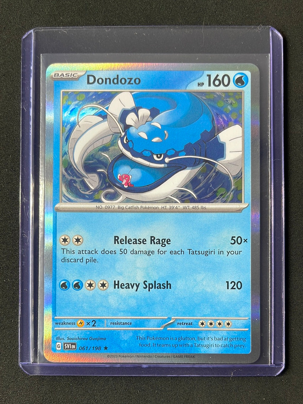 Pokemon TCG Scarlet & Violet Dondozo Holo 61/198 Pokemon TCG Scarlet & Violet Dondozo Holo 61/198