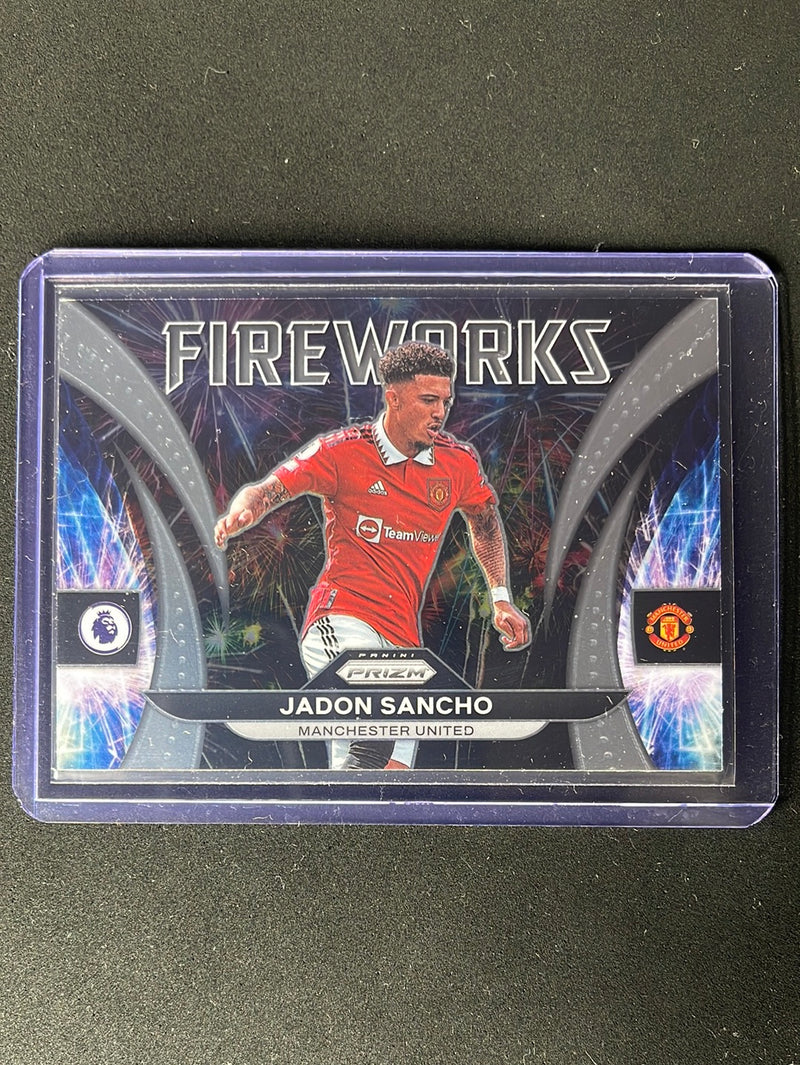 2022-23 Prizm Premier League Jadon Sancho Fireworks