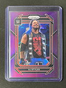 2023 Prizm WWE AJ Styles Purple Prizm 94/149