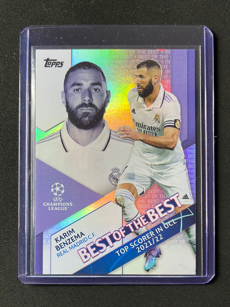 2022-23 Topps UEFA Club Competitions Karim Benzema Best Of The Best