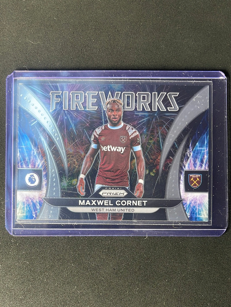 2022-23 Prizm Premier League Maxwel Cornet Fireworks