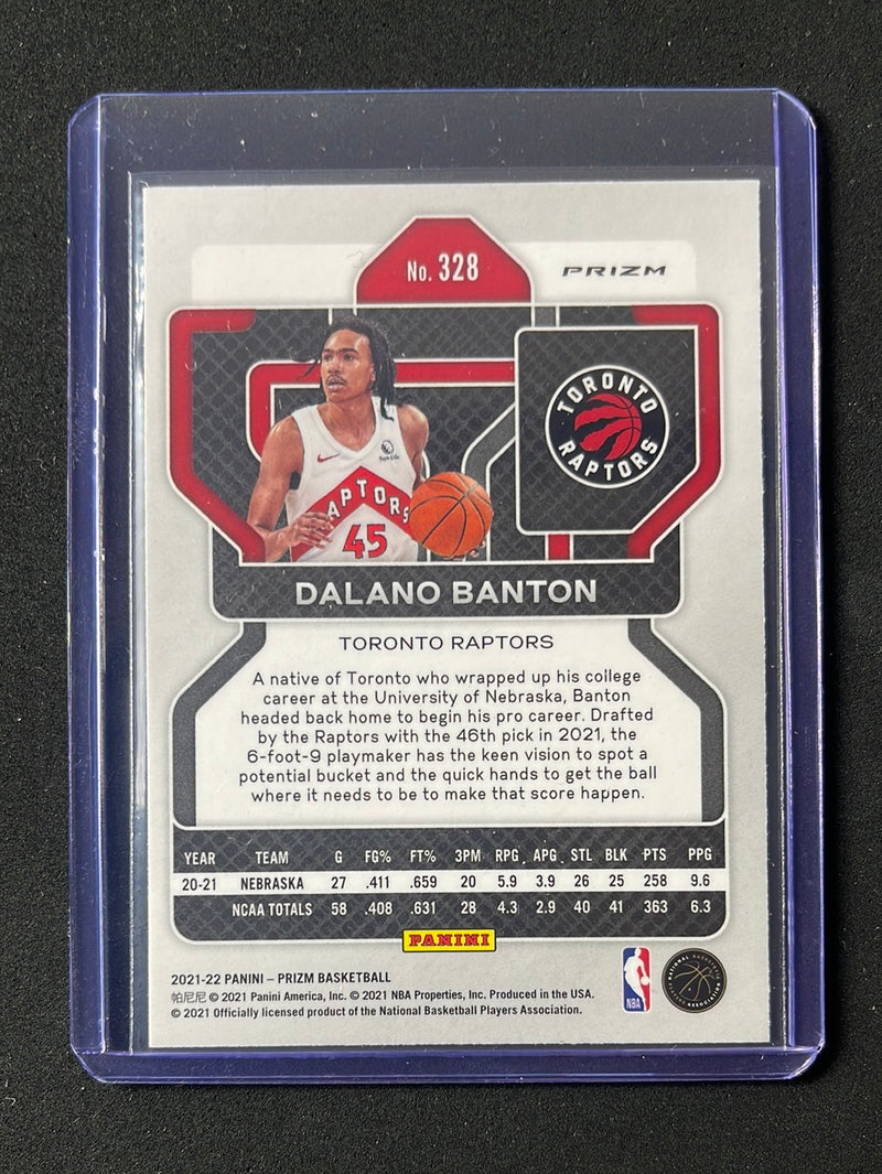 2021-22 Prizm NBA Dalano Banton Silver