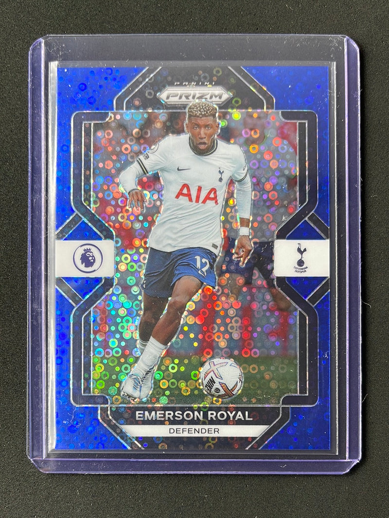 2022-23 Prizm Premier League Emerson Royal Blue Breakaway Prizm 61/75