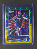 2020-21 Panini Donruss Tim Hardaway Jr Green Yellow Laser
