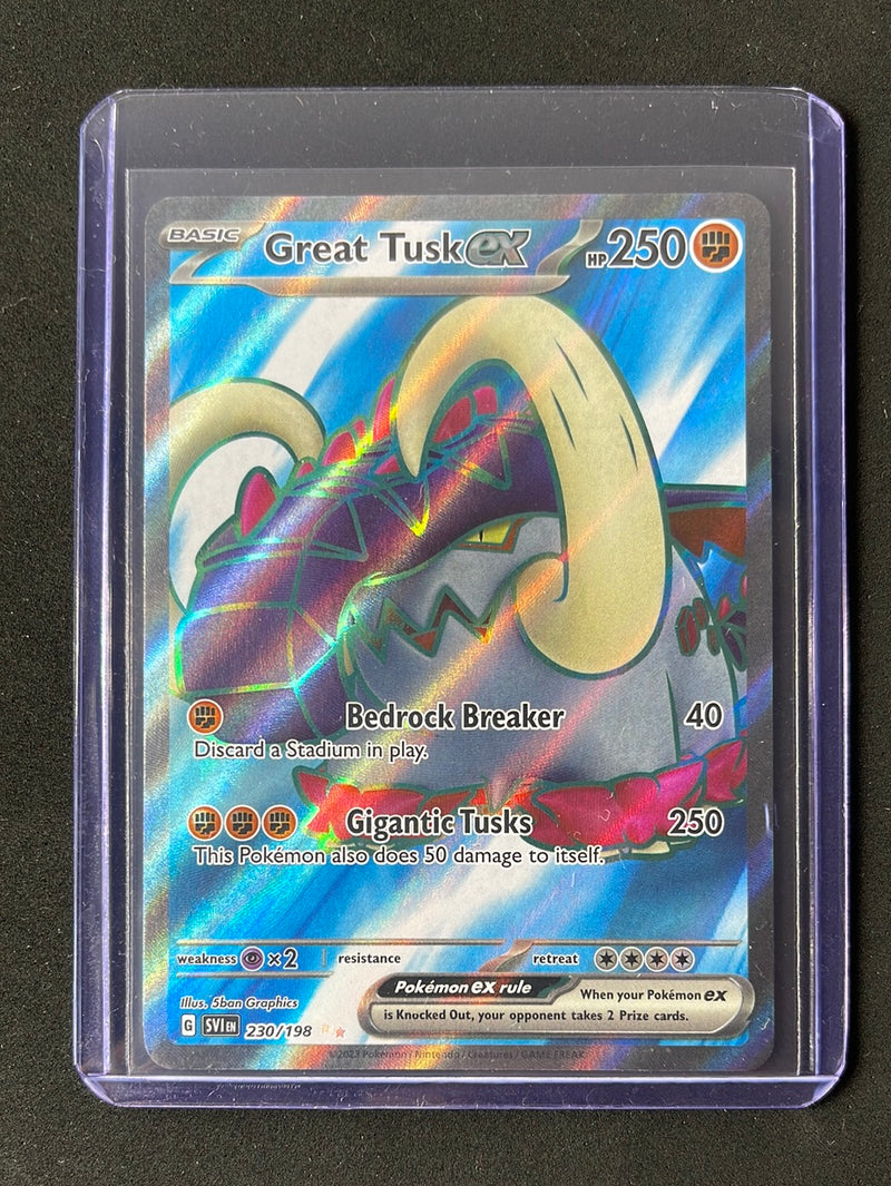 Pokemon TCG Scarlet & Violet Great Tusk EX 230/198