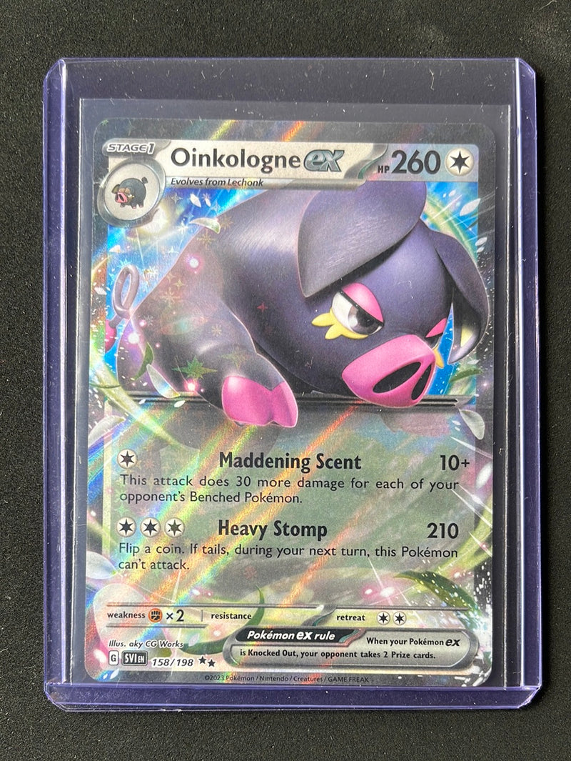 Pokemon TCG Scarlet & Violet Oinkologne EX 158/198