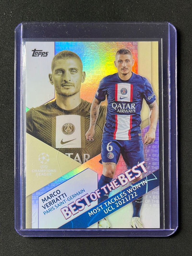 2022-23 Topps UEFA Club Competitions Marco Verratti Best Of The Best