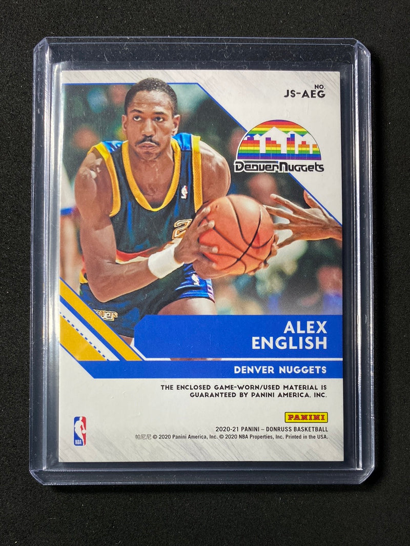 2020-21 Panini Donruss Alex English Jersey Series