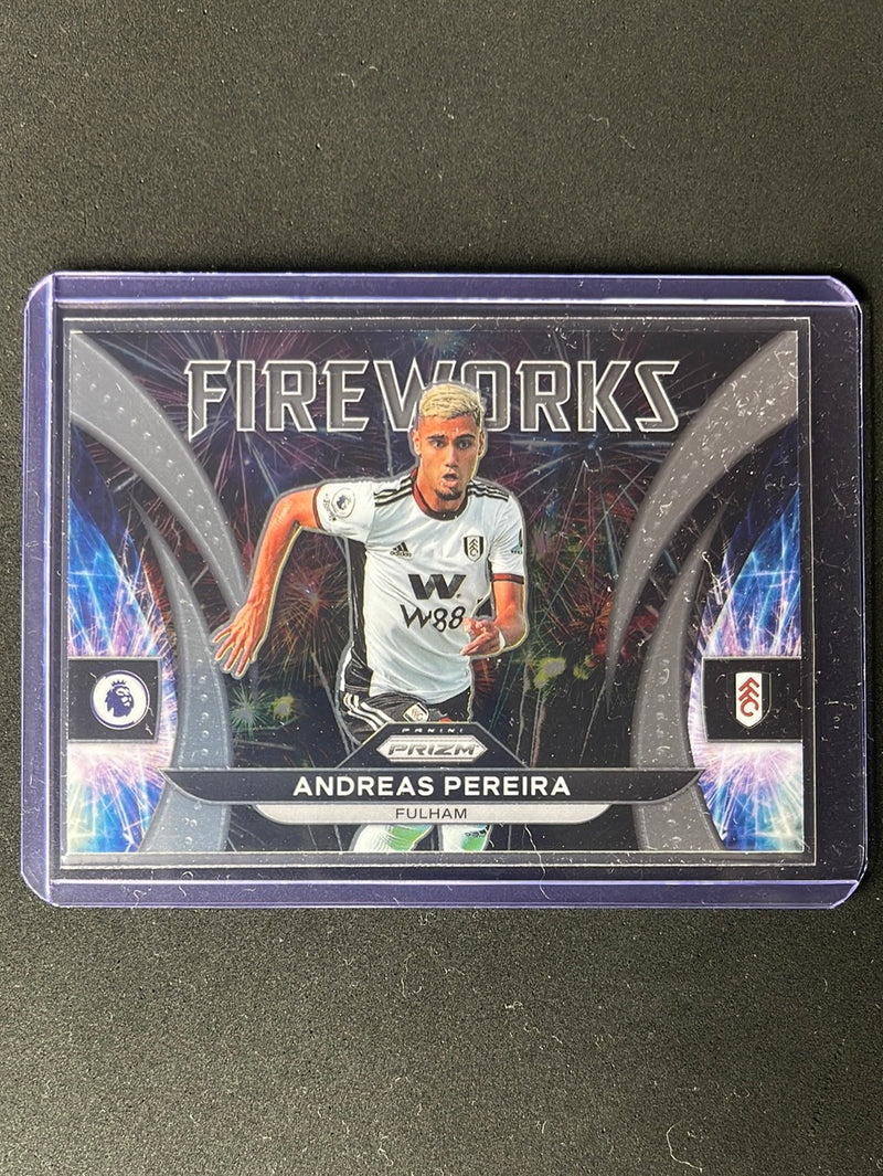 2022-23 Prizm Premier League Andreas Pereira Fireworks