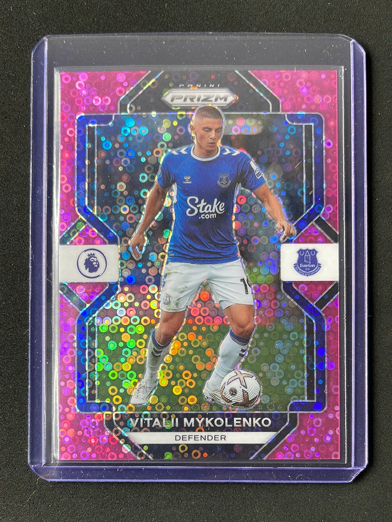 2022-23 Prizm Premier League Vitalii Mykolenko Pink Breakaway Prizm 9/99