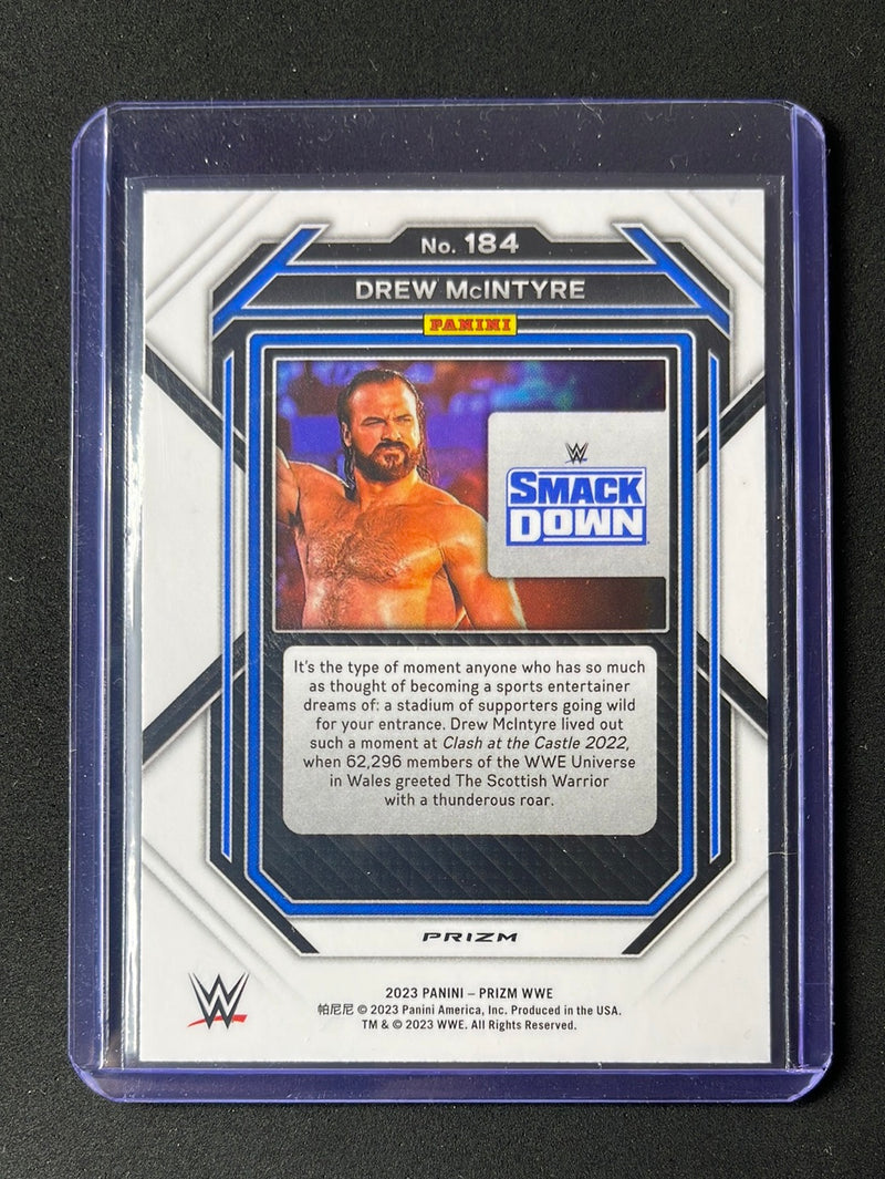 2023 Prizm WWE Drew McIntyre Hyper Prizm