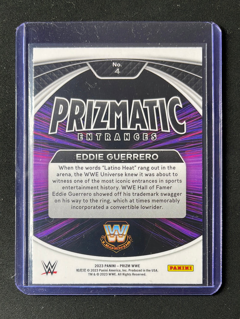 2023 Prizm WWE Eddie Guerrero Prizmatic Entrances