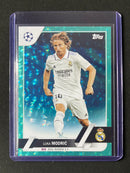 2022-23 Topps UEFA Club Competitions Luka Modric Icy Aqua Foil 218/399