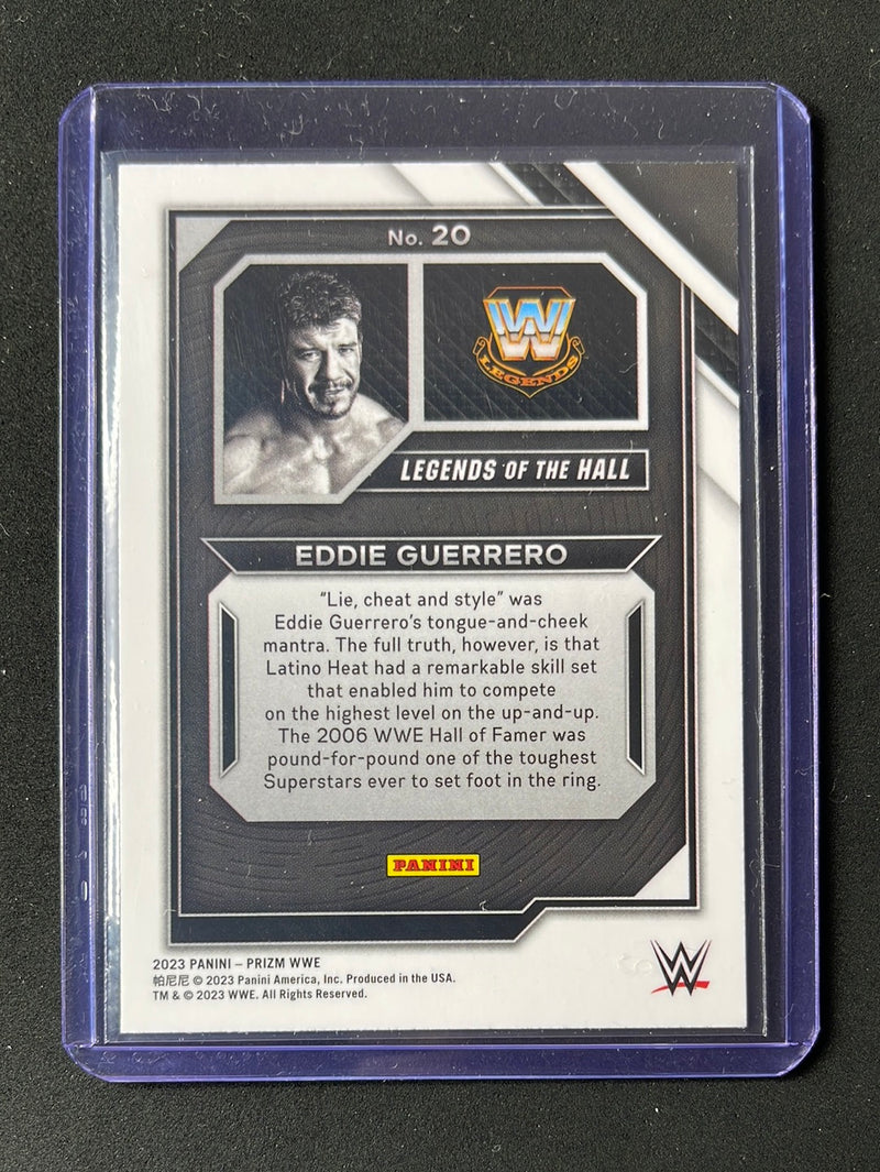 2023 Prizm WWE Eddie Guerrero Legends Of The Hall