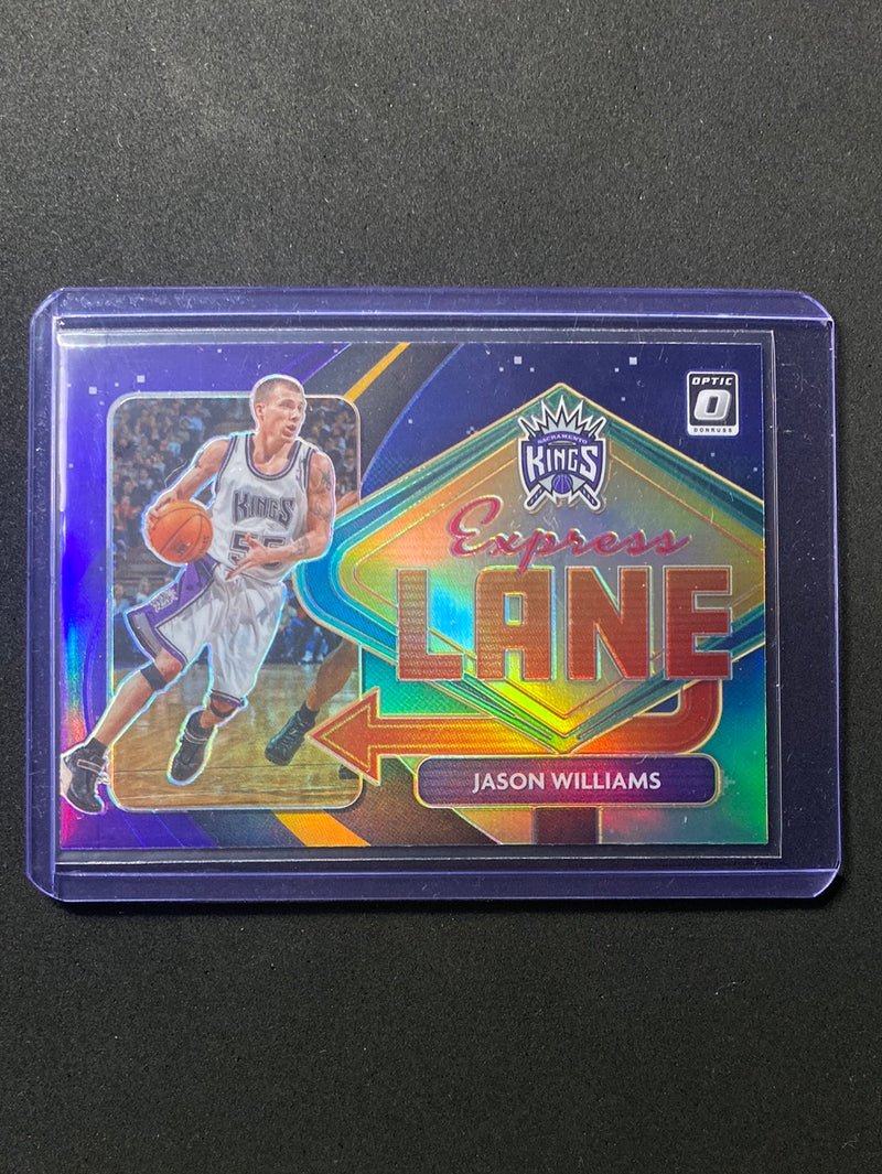 2020-21 Panini NBA Donruss Optic Jason WIlliams Express Lane Purple Holo