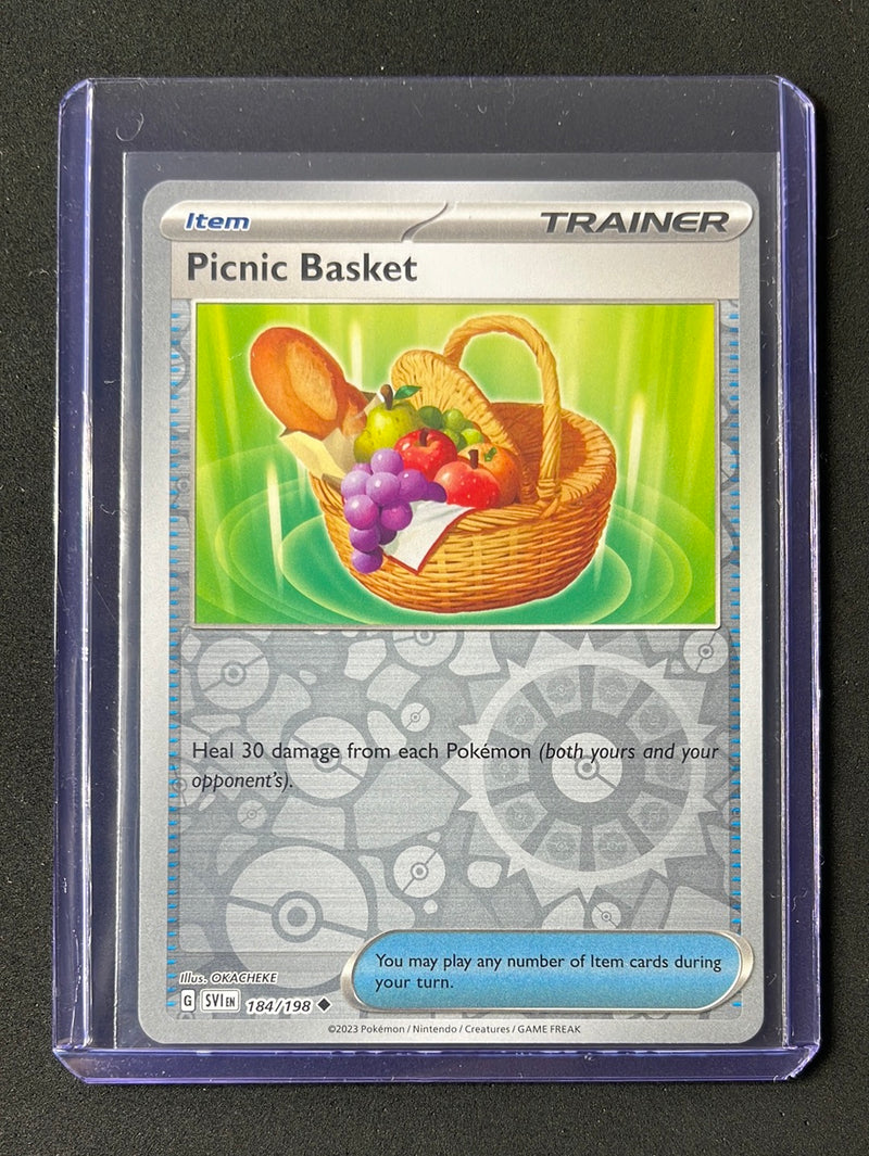 Pokemon TCG Scarlet & Violet Picnic Basket Trainer Reverse Holo 184/198