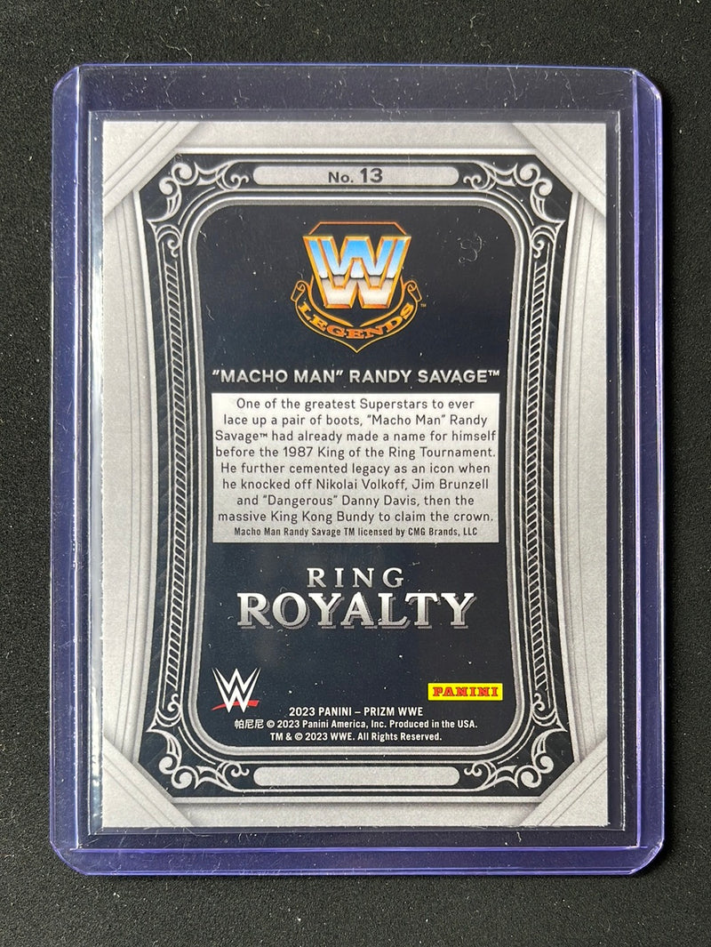 2023 Prizm WWE "Macho Man" Randy Savage Ring Royalty