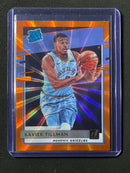 2020-21 Panini Donruss Xavier Tillman Orange Laser