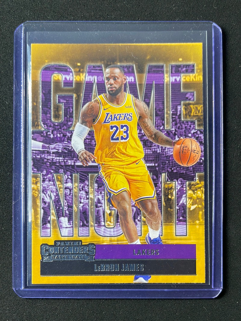 2020-21 Panini Contenders Lebron James Game Night