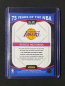2021-22 Panini Donruss Optic Russell Westbrook 75 Years Of NBA