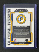 2021-22 Prizm NBA Domantis Sabonis Global Reach