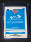 2020-21 Panini NBA Donruss Optic Immanuel Quickley