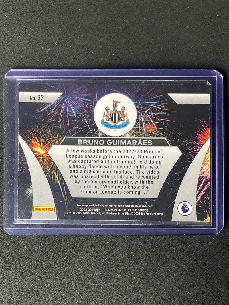 2022-23 Prizm Premier League Bruno Guimaraes Fireworks