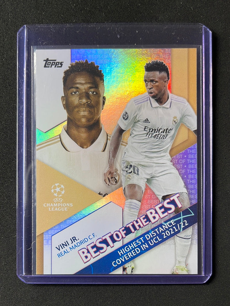 2022-23 Topps UEFA Club Competitions Vinicius Jr Best Of The Best