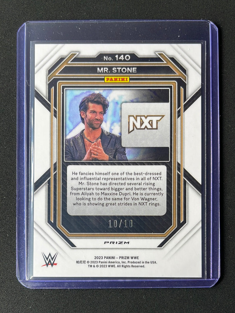 2023 Prizm WWE Mr Stone Gold Prizm 10/10