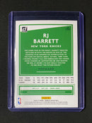 2020-21 Panini Donruss RJ Barrett Orange Laser