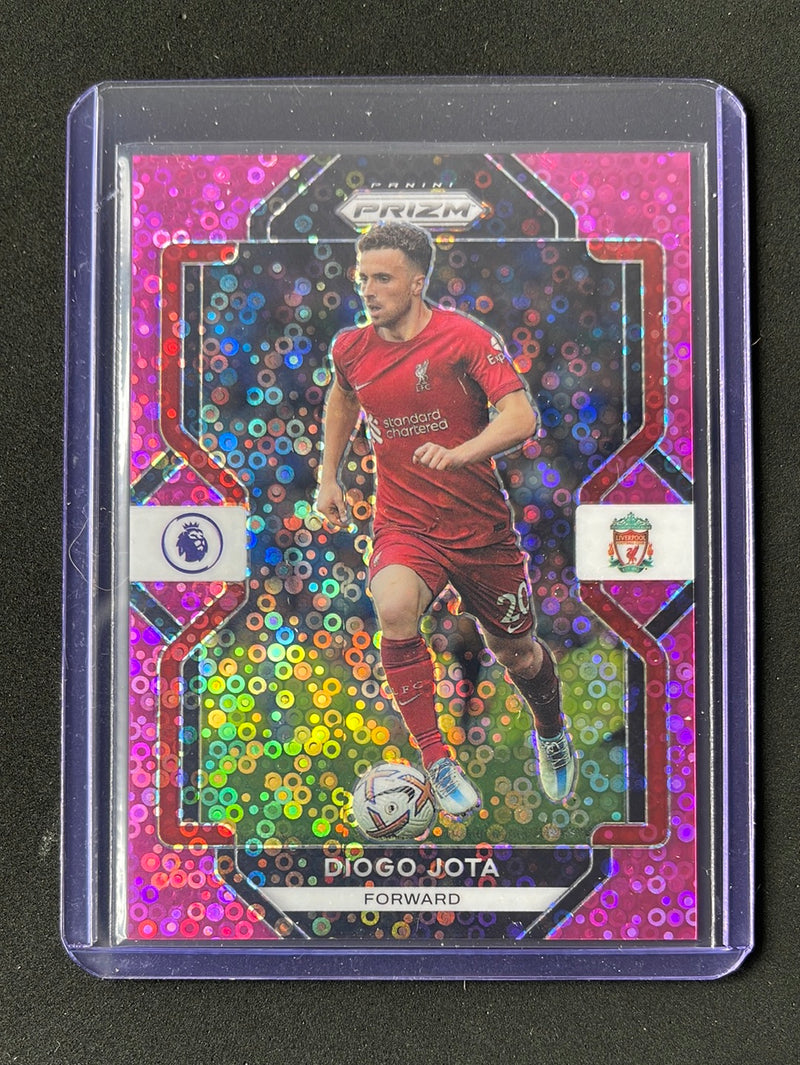 2022-23 Prizm Premier League Diogo Jota Pink Breakaway Prizm 68/99