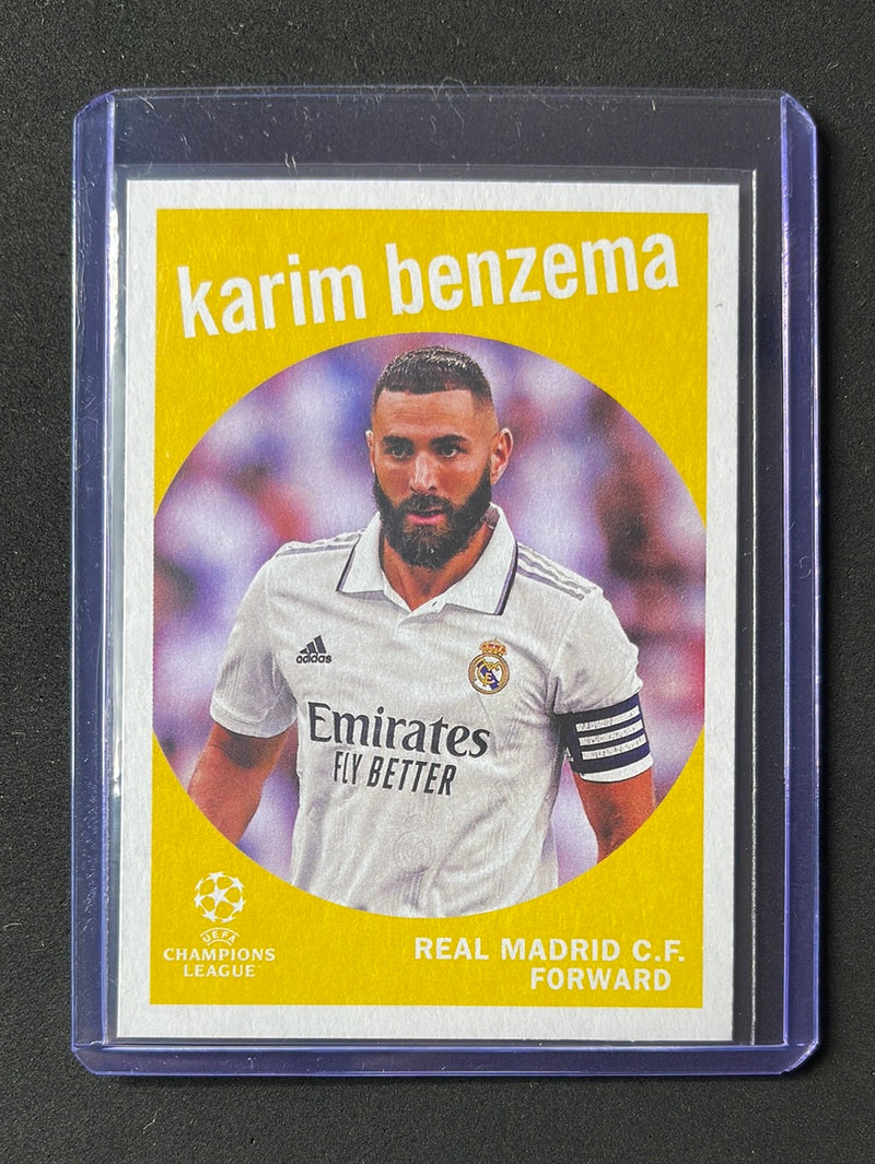 2022-23 Topps UEFA Club Competitions Karim Benzema 1959 Topps Set