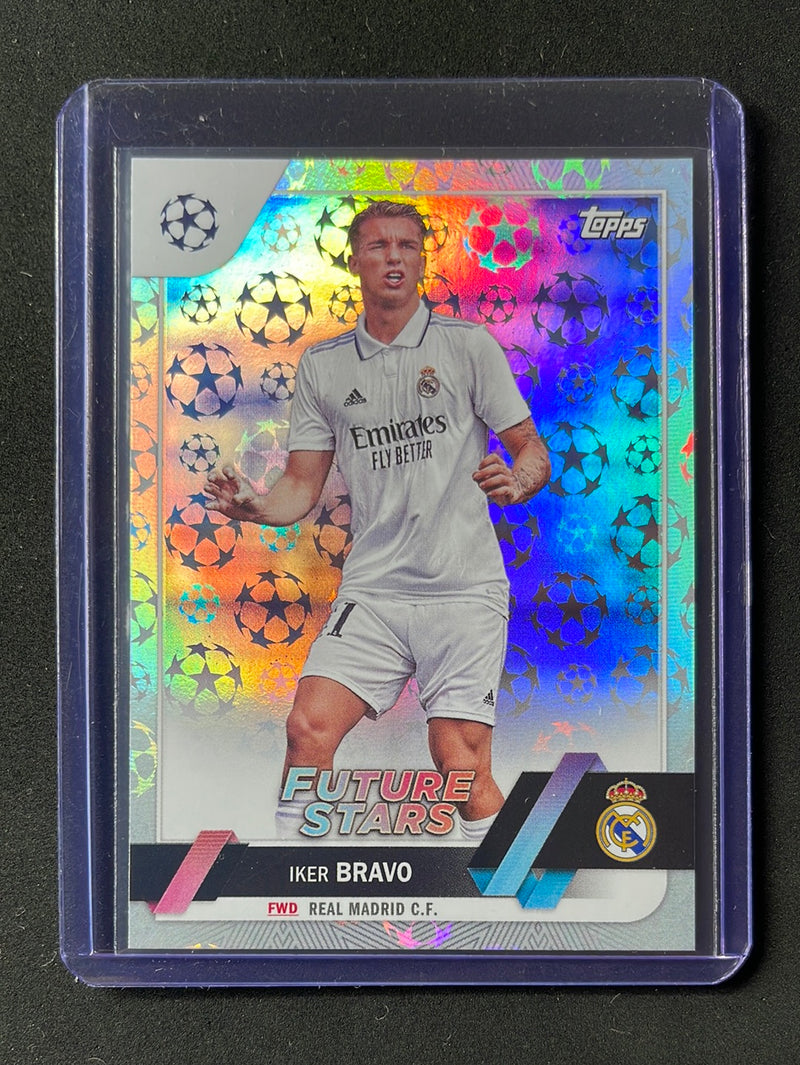 2022-23 Topps UEFA Club Competitions Iker Bravo Starball Foil