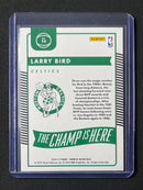 2016-17 Panini Donruss Larry Bird The Champ Is Here
